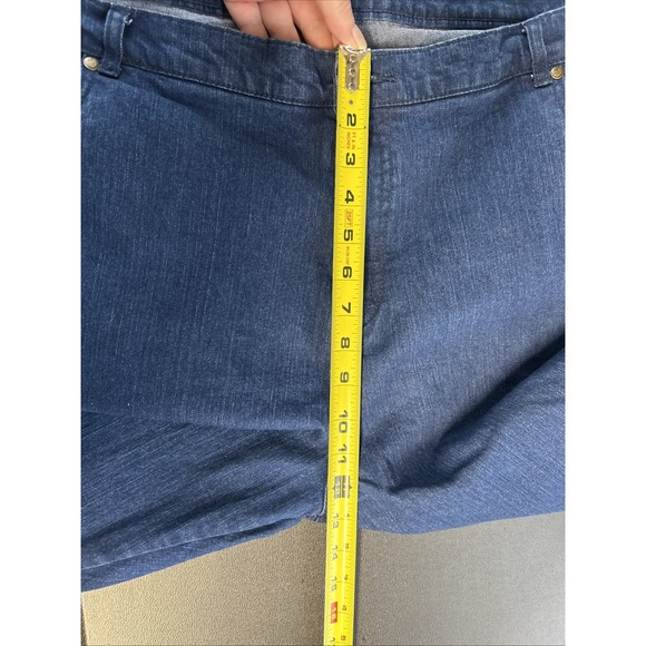 Woman Within Size 26W Jeans High Waist Bootcut Stretch Medium Wash Comfort - Picture 10 of 13
